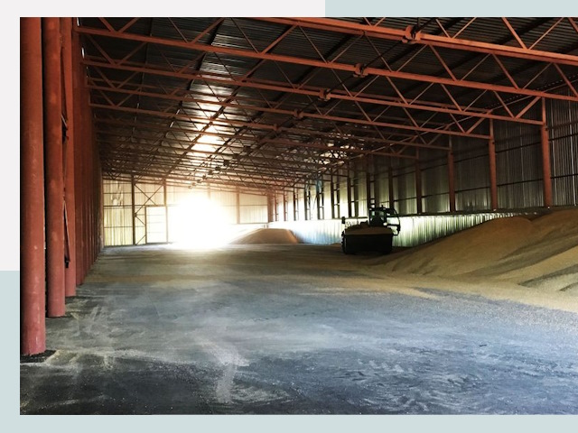 Строительство зернохранилищ в Черемхово