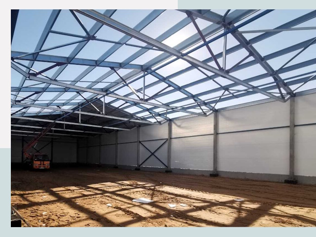 Строительство сенохранилищ в Черемхово