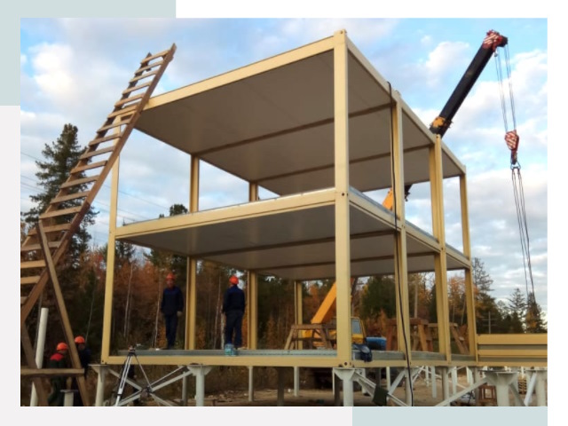 Строительство модульных здания Черемхово