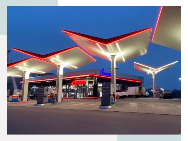 Навесы для АЗС в Черемхово
